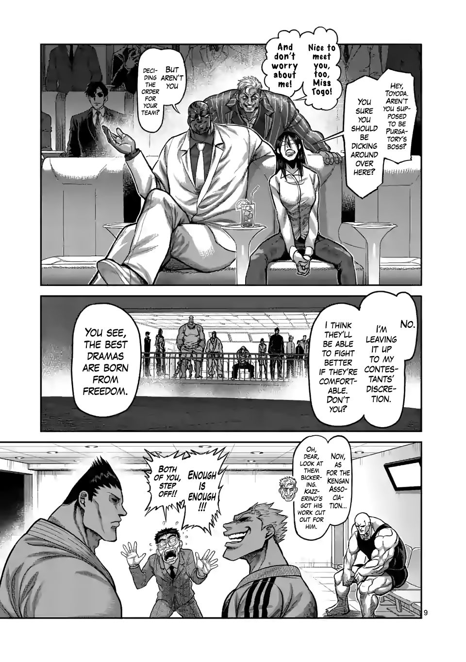 Kengan Omega chapter 58 page 9