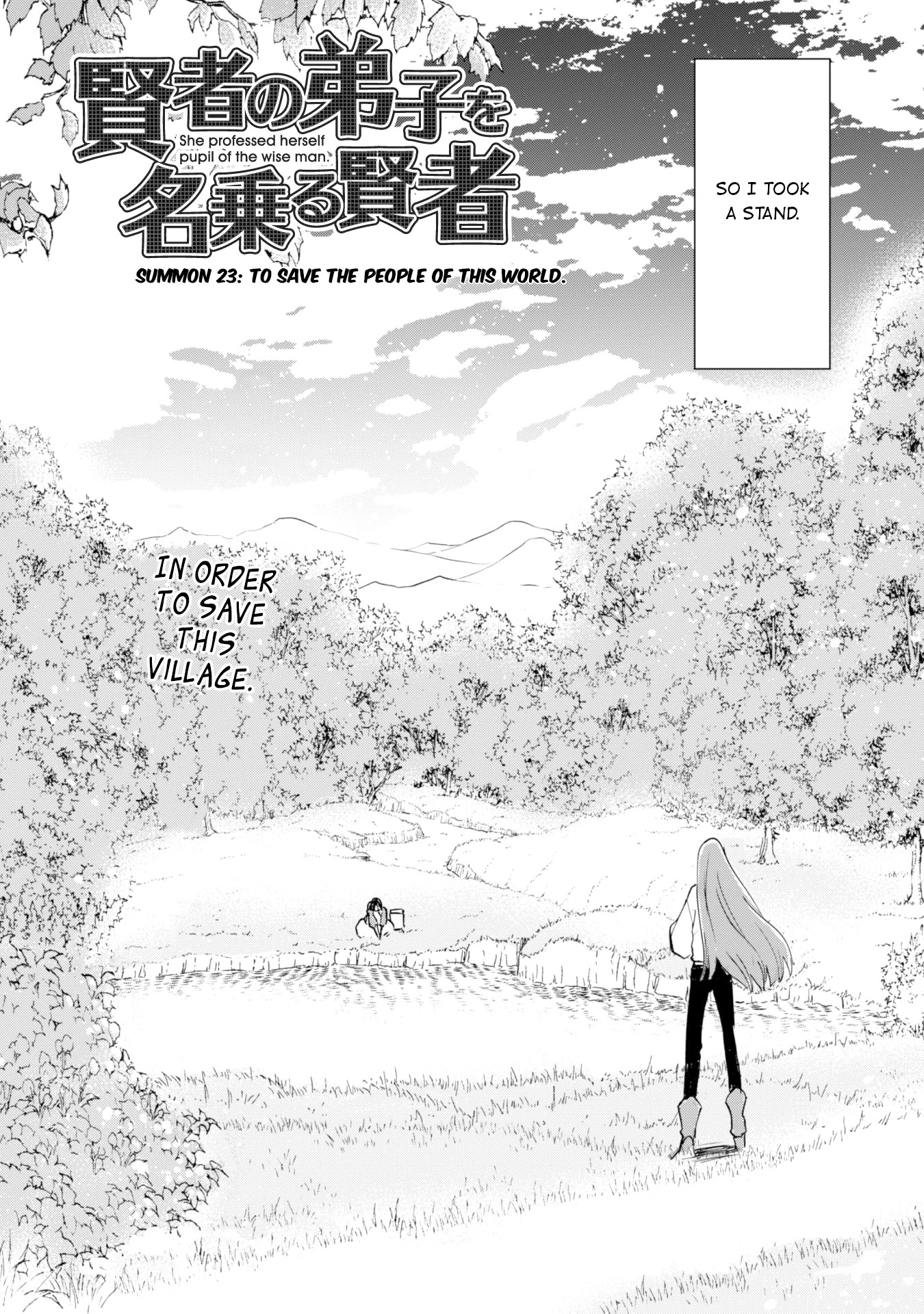 Kenja no Deshi wo Nanoru Kenja chapter 23 page 3