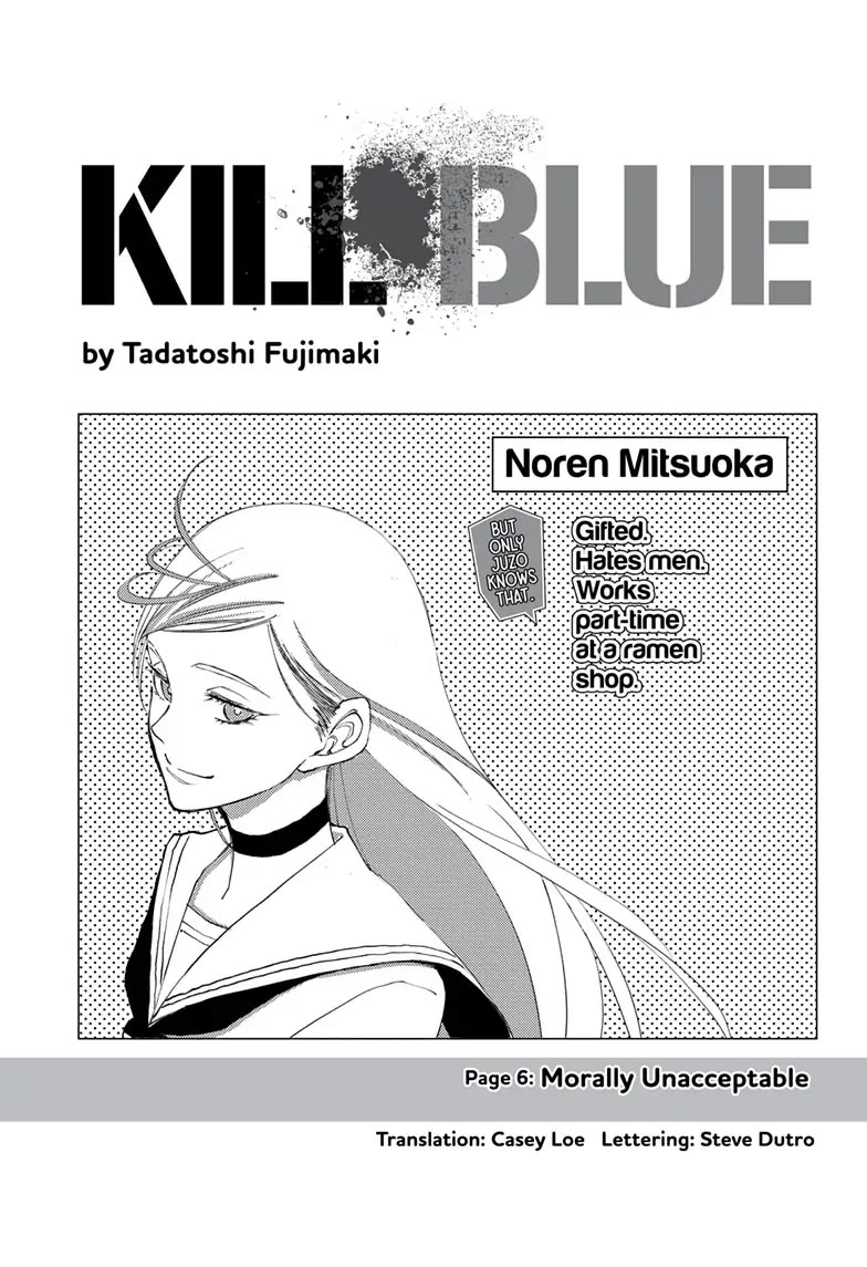 Kill Blue chapter 6 page 1