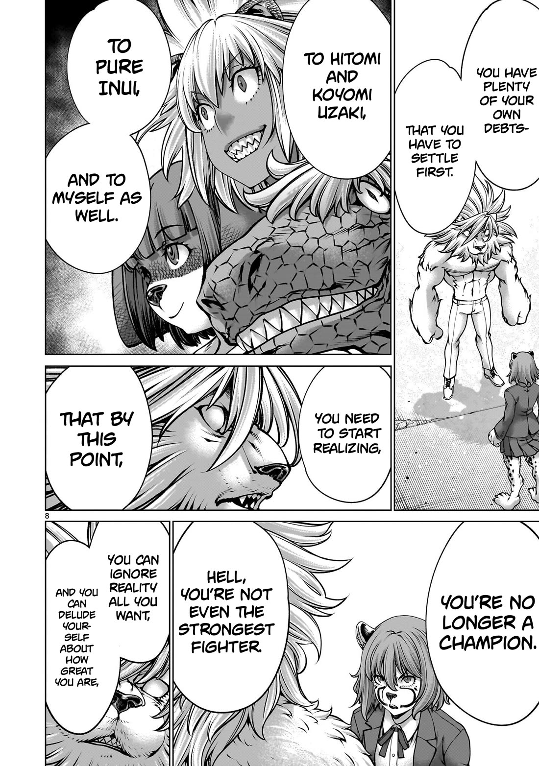 Killing Bites chapter 139 page 8