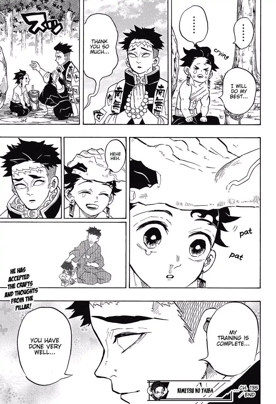 Kimetsu no Yaiba chapter 135 page 18