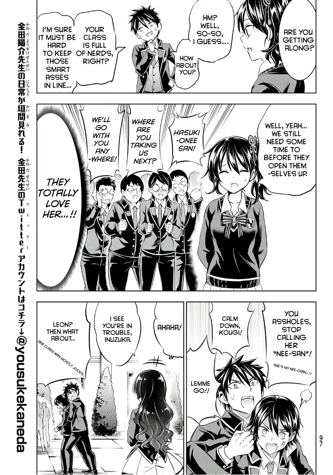 Kishuku Gakkou no Juliet chapter 70 page 8