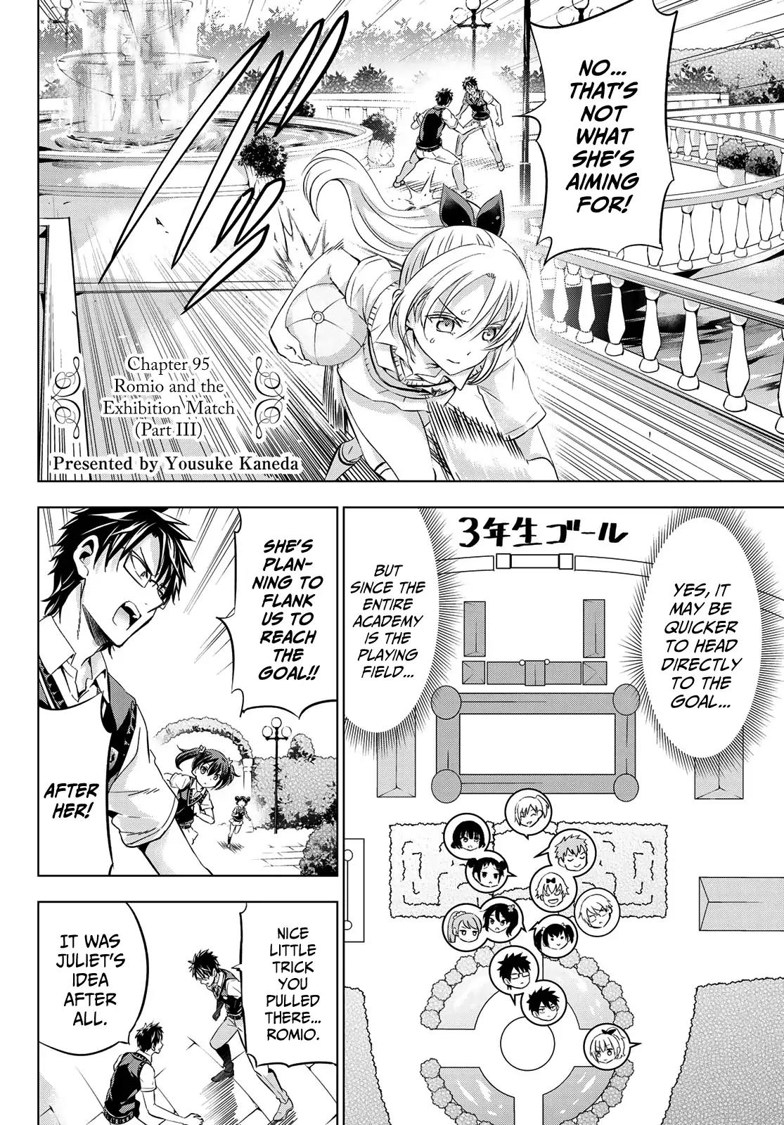 Kishuku Gakkou no Juliet chapter 95 page 1