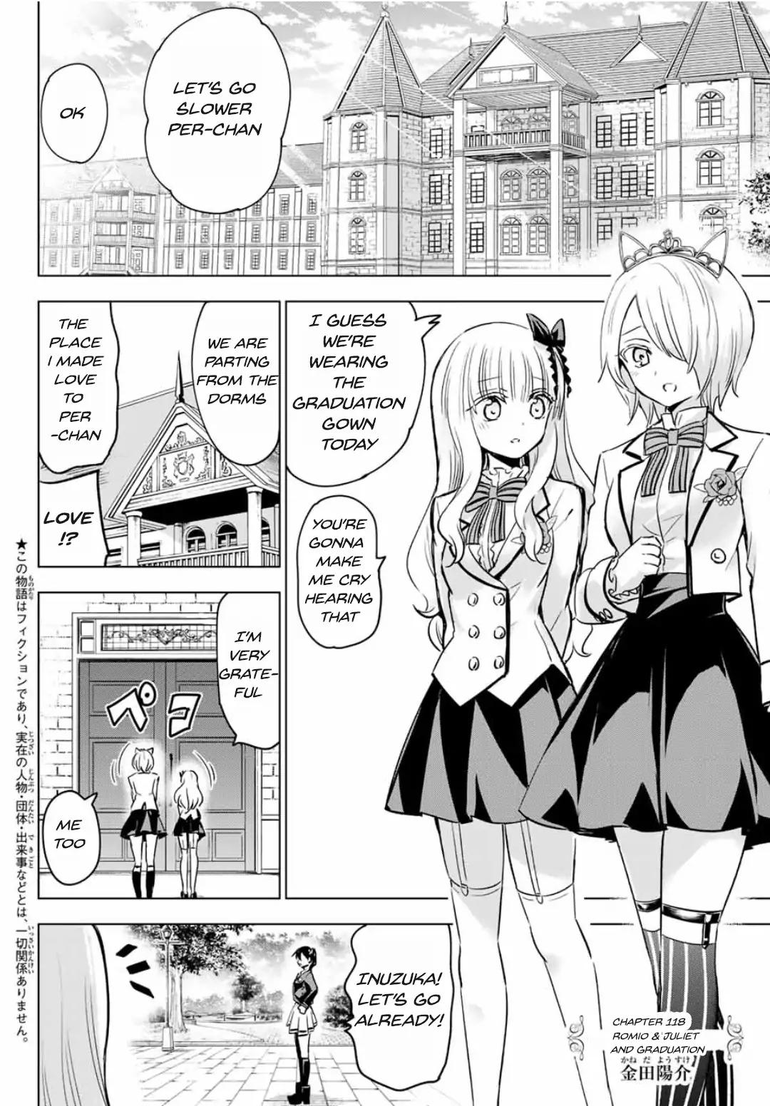 Kishuku Gakkou no Juliet chapter 118 page 1