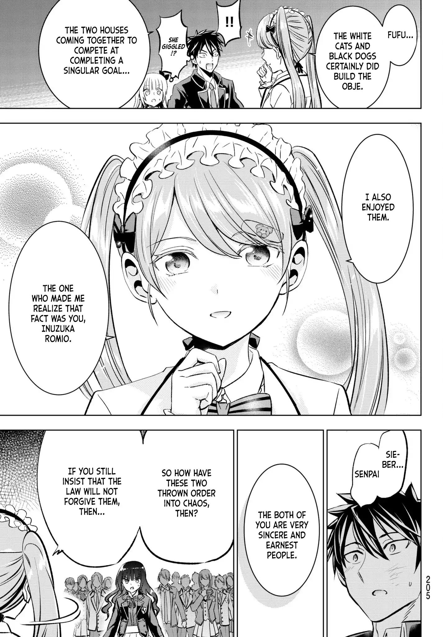 Kishuku Gakkou no Juliet chapter 89 page 5