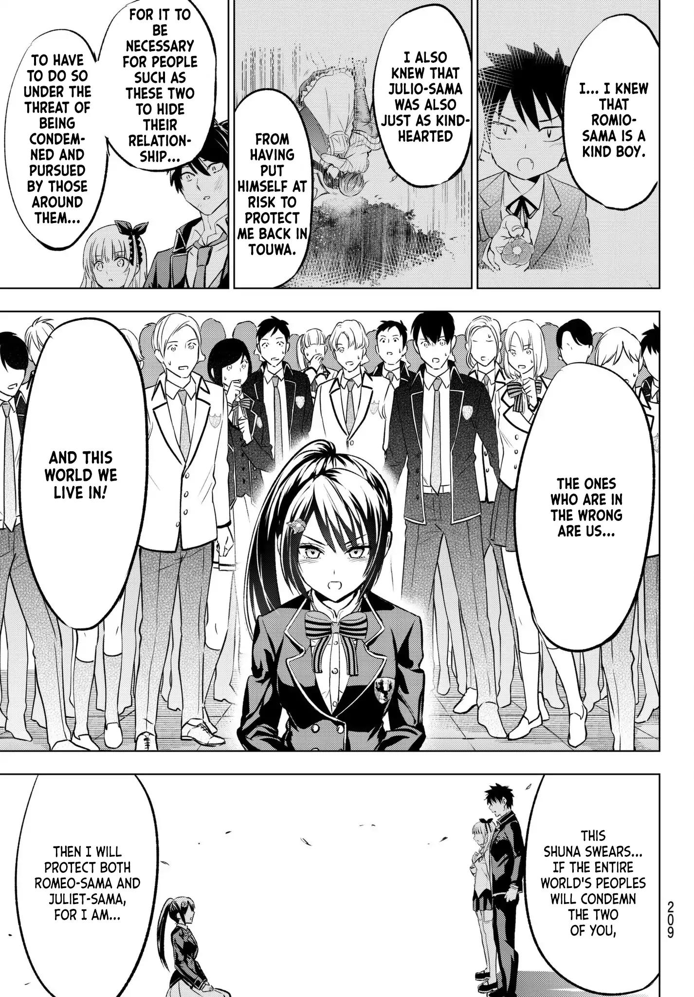 Kishuku Gakkou no Juliet chapter 89 page 9