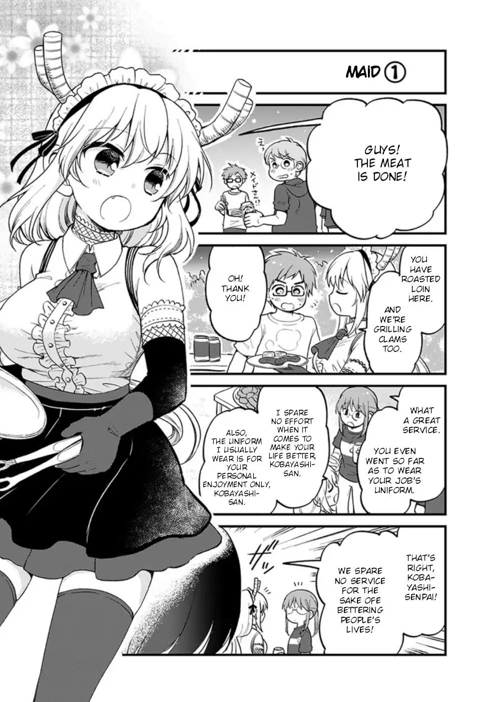 Kobayashi-san chi no Maid Dragon: Elma OL Nikki chapter 24 page 7