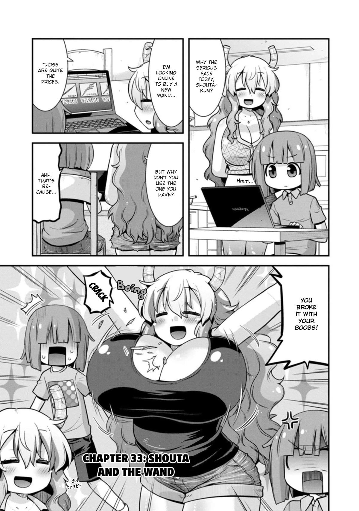 Kobayashi-san-chi no Maid Dragon: Lucoa wa Boku no xx Desu chapter 33 page 1