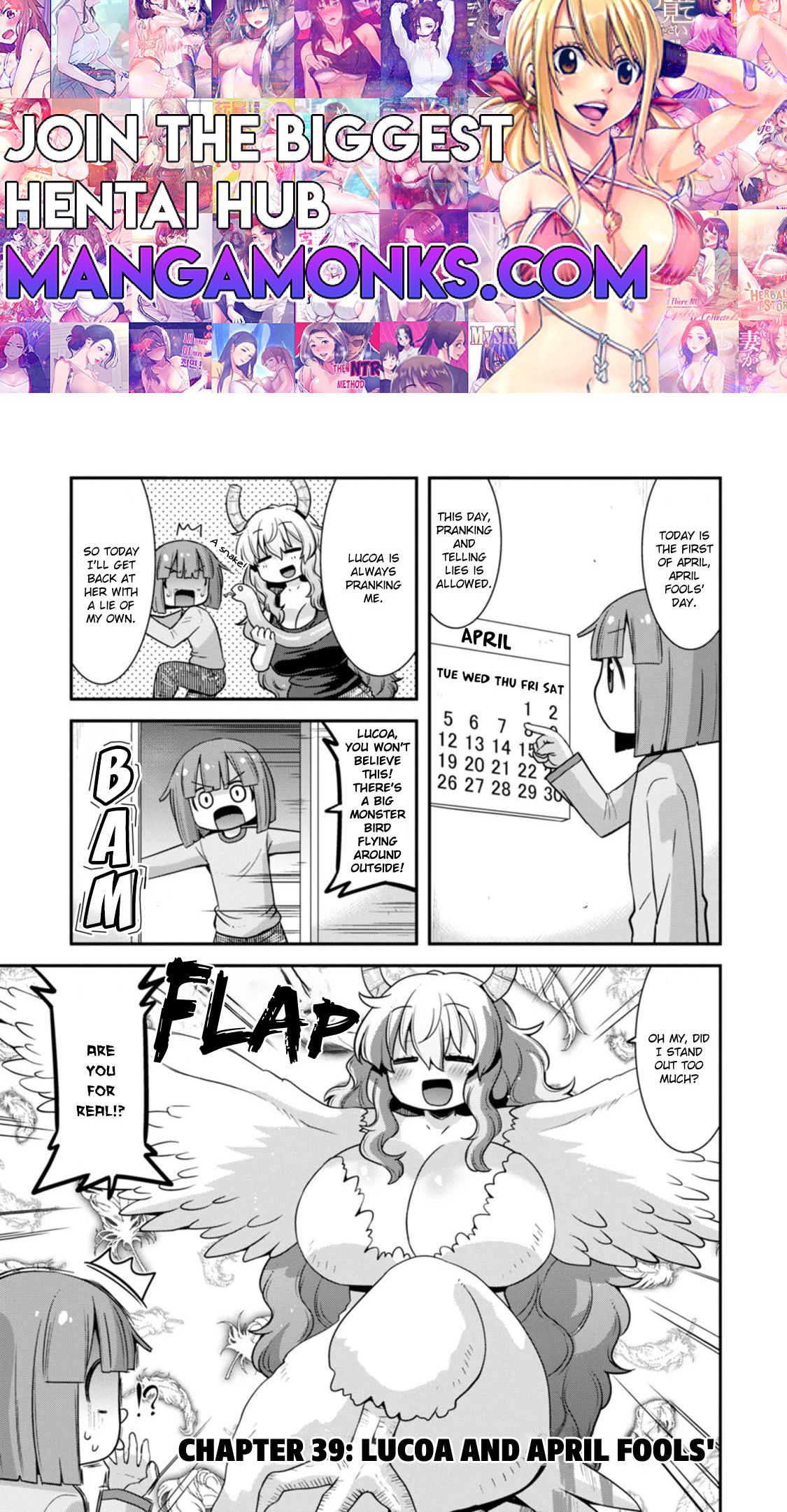 Kobayashi-san-chi no Maid Dragon: Lucoa wa Boku no xx Desu chapter 39 page 1