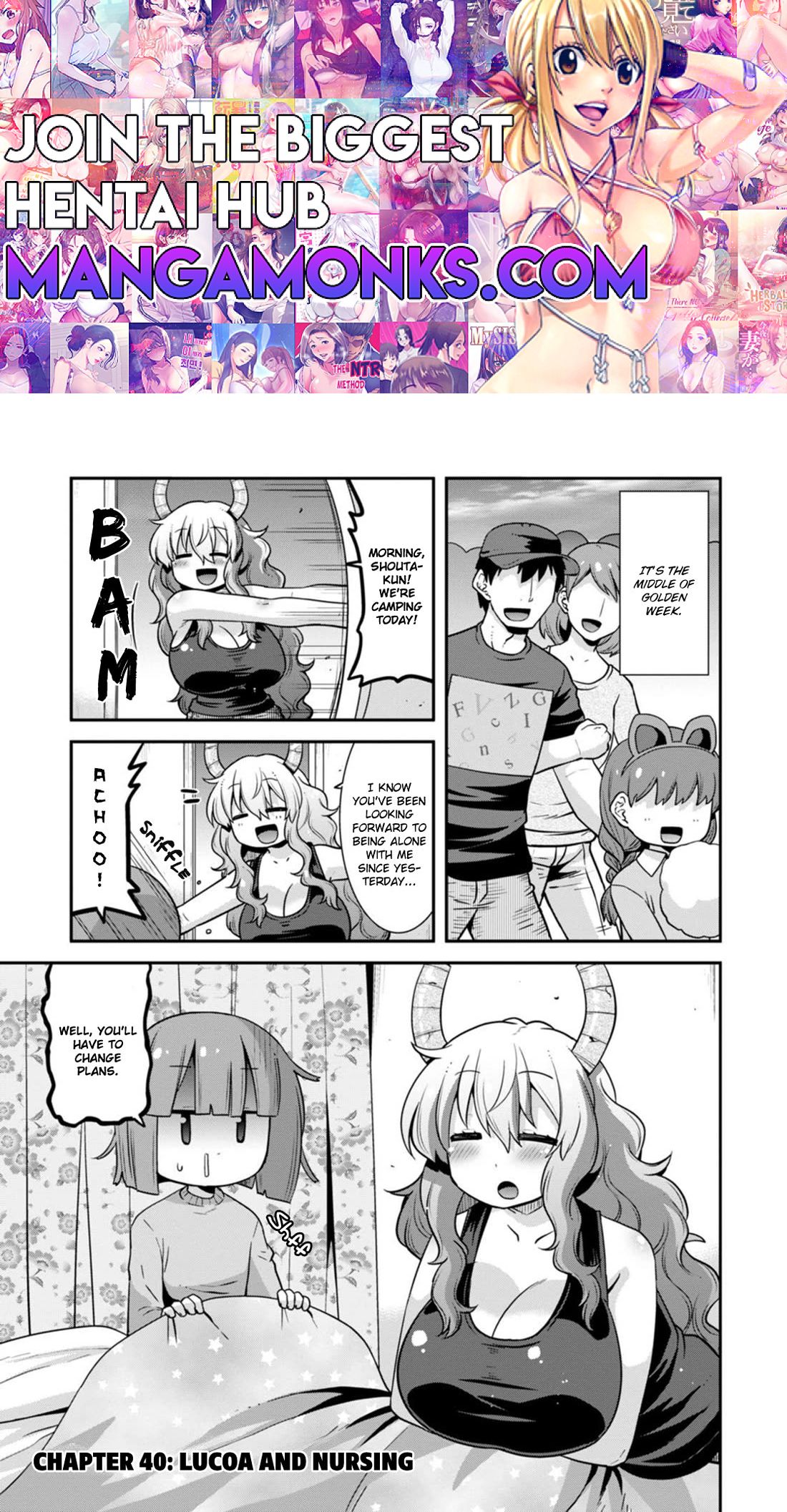 Kobayashi-san-chi no Maid Dragon: Lucoa wa Boku no xx Desu chapter 40 page 1