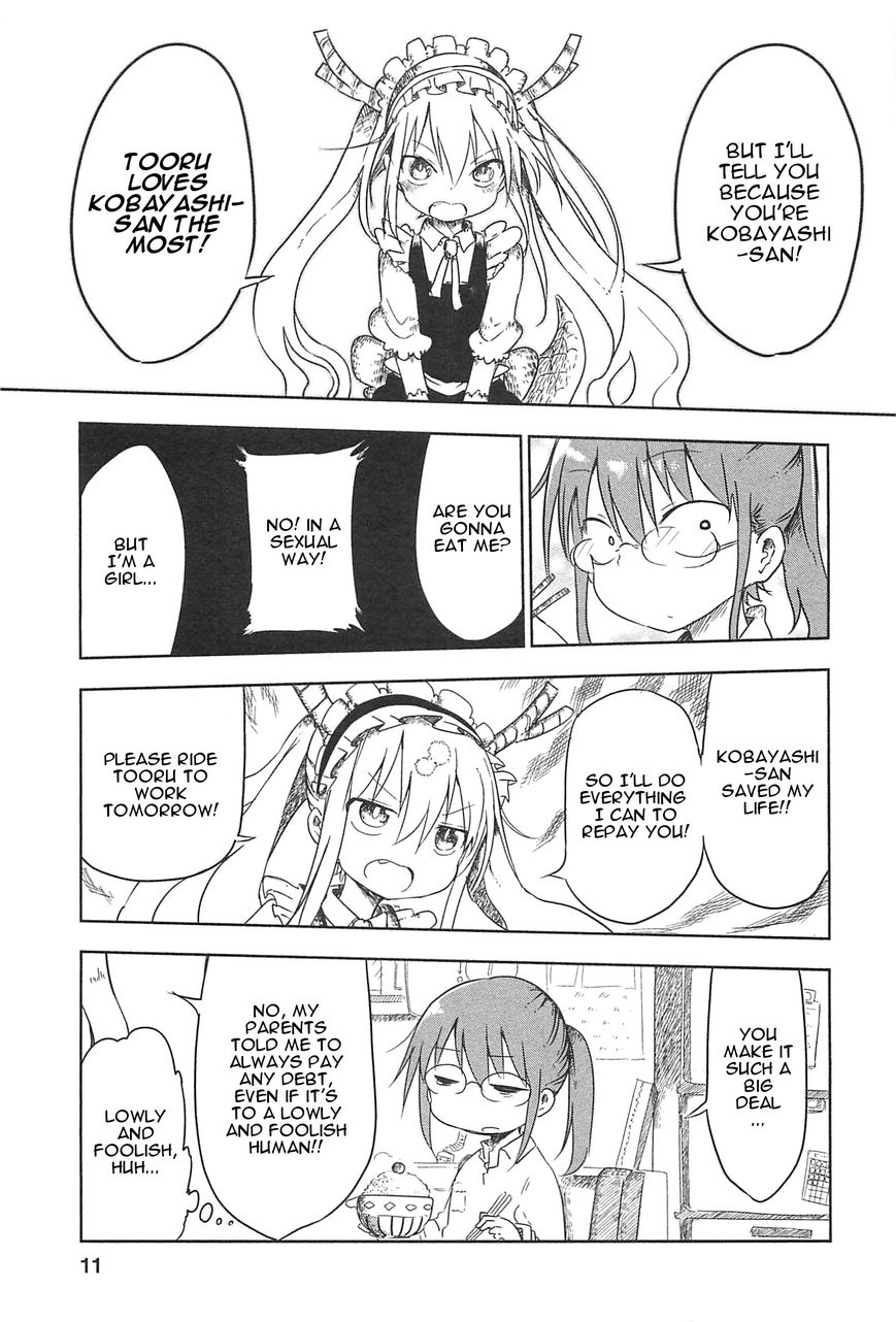 Kobayashi-san Chi no Maid Dragon chapter 1 page 9