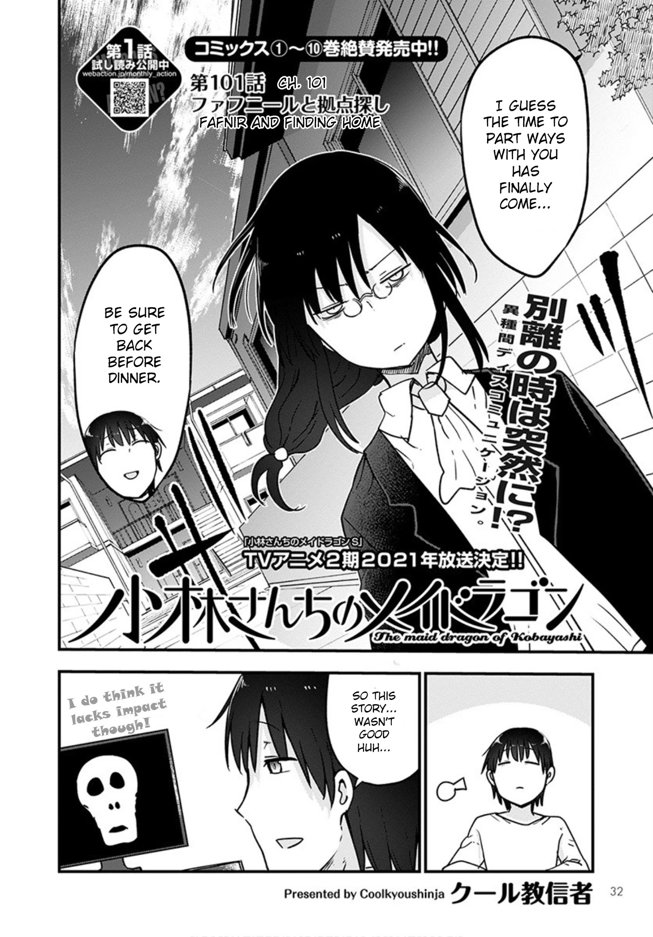 Kobayashi-san Chi no Maid Dragon chapter 101 page 2