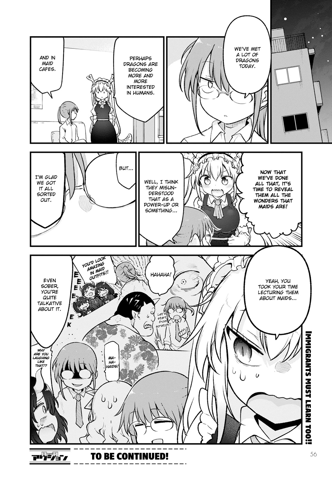 Kobayashi-san Chi no Maid Dragon chapter 128 page 14