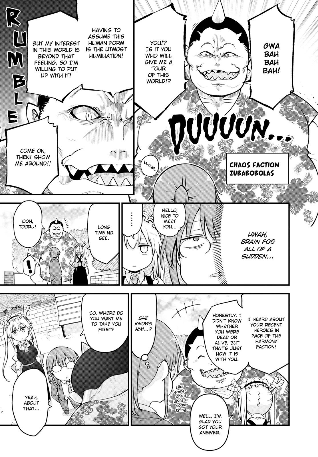 Kobayashi-san Chi no Maid Dragon chapter 128 page 3