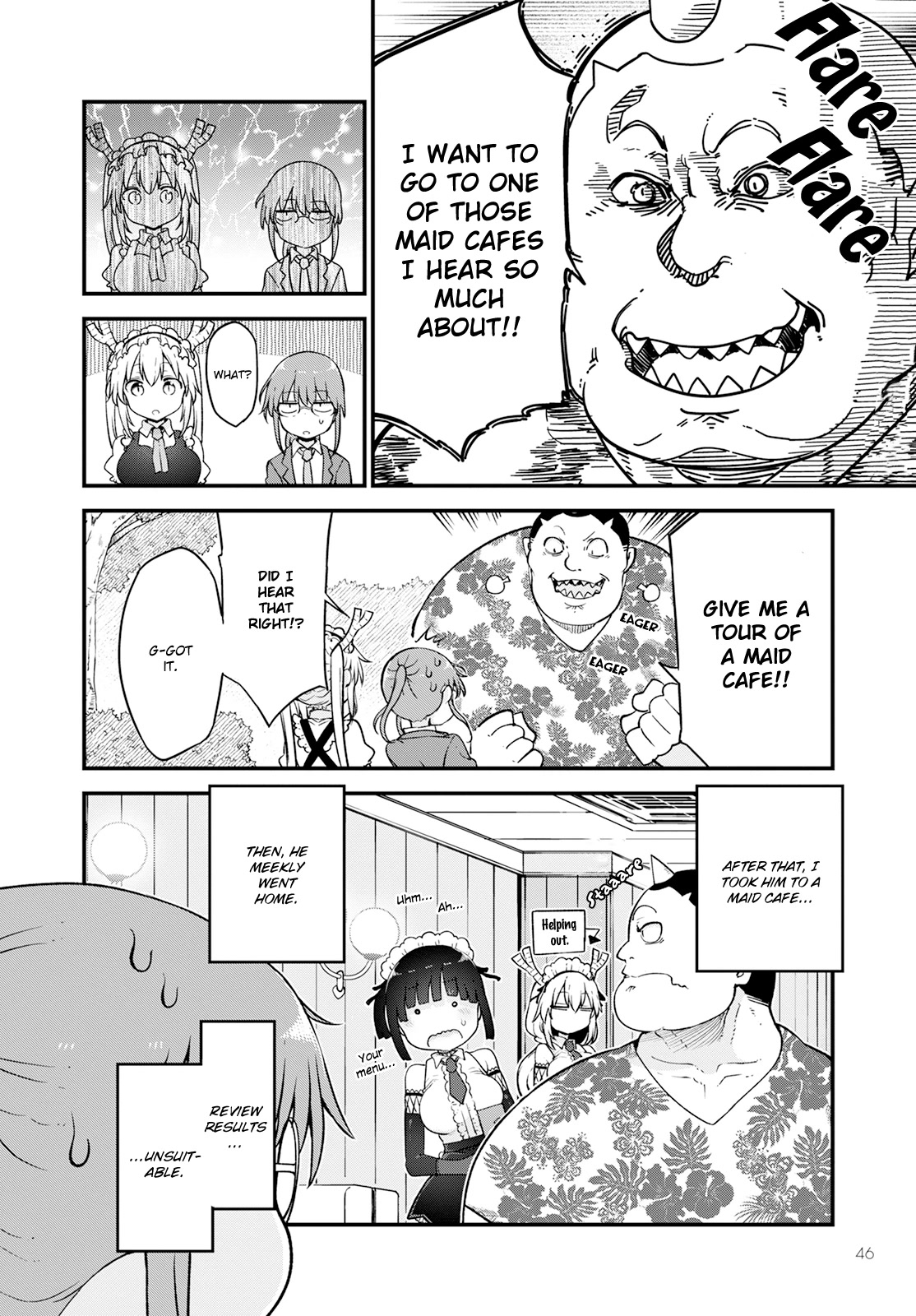 Kobayashi-san Chi no Maid Dragon chapter 128 page 4