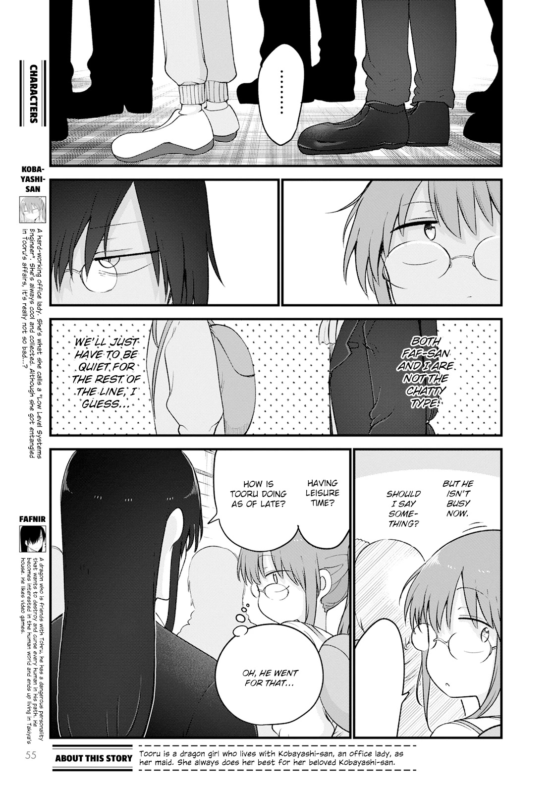 Kobayashi-san Chi no Maid Dragon chapter 129 page 3