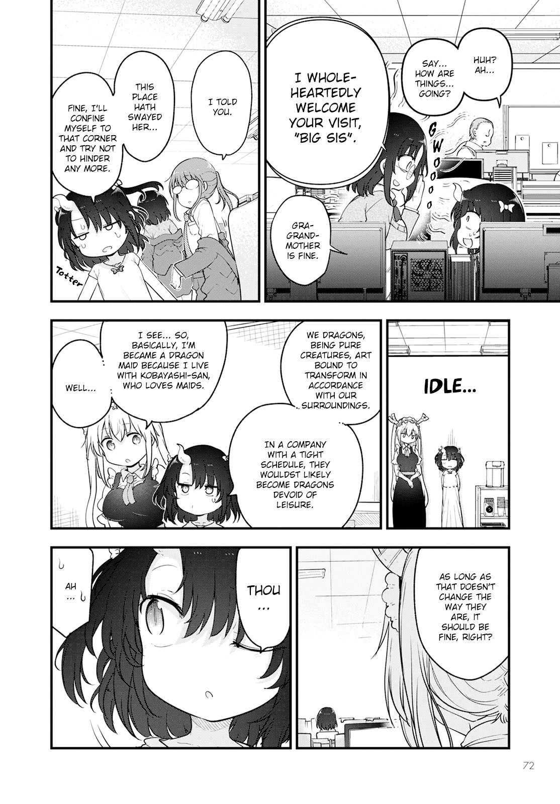 Kobayashi-san Chi no Maid Dragon chapter 133 page 6