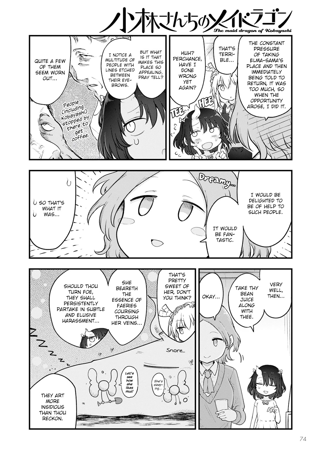 Kobayashi-san Chi no Maid Dragon chapter 133 page 8