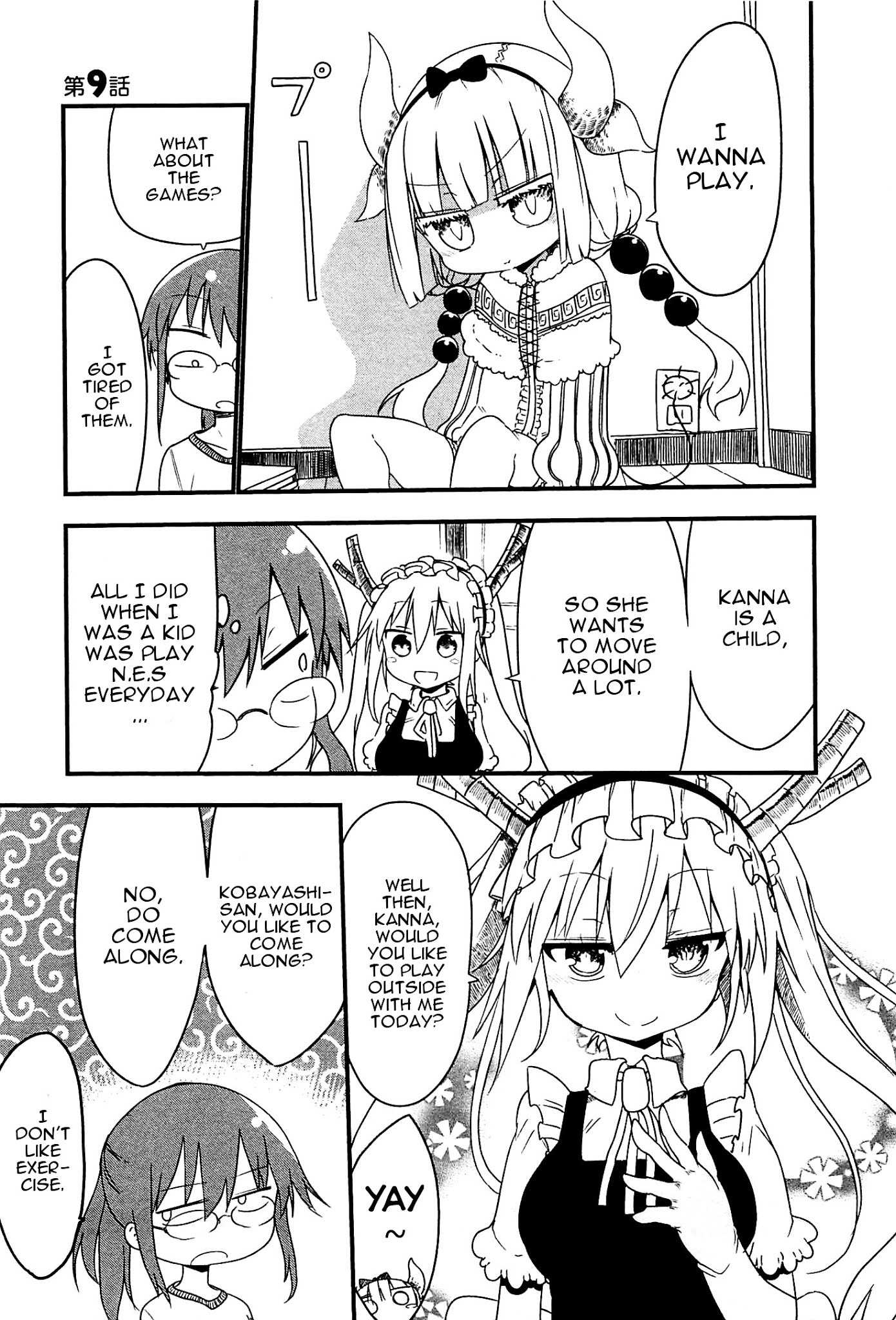 Kobayashi-san Chi no Maid Dragon chapter 9 page 1