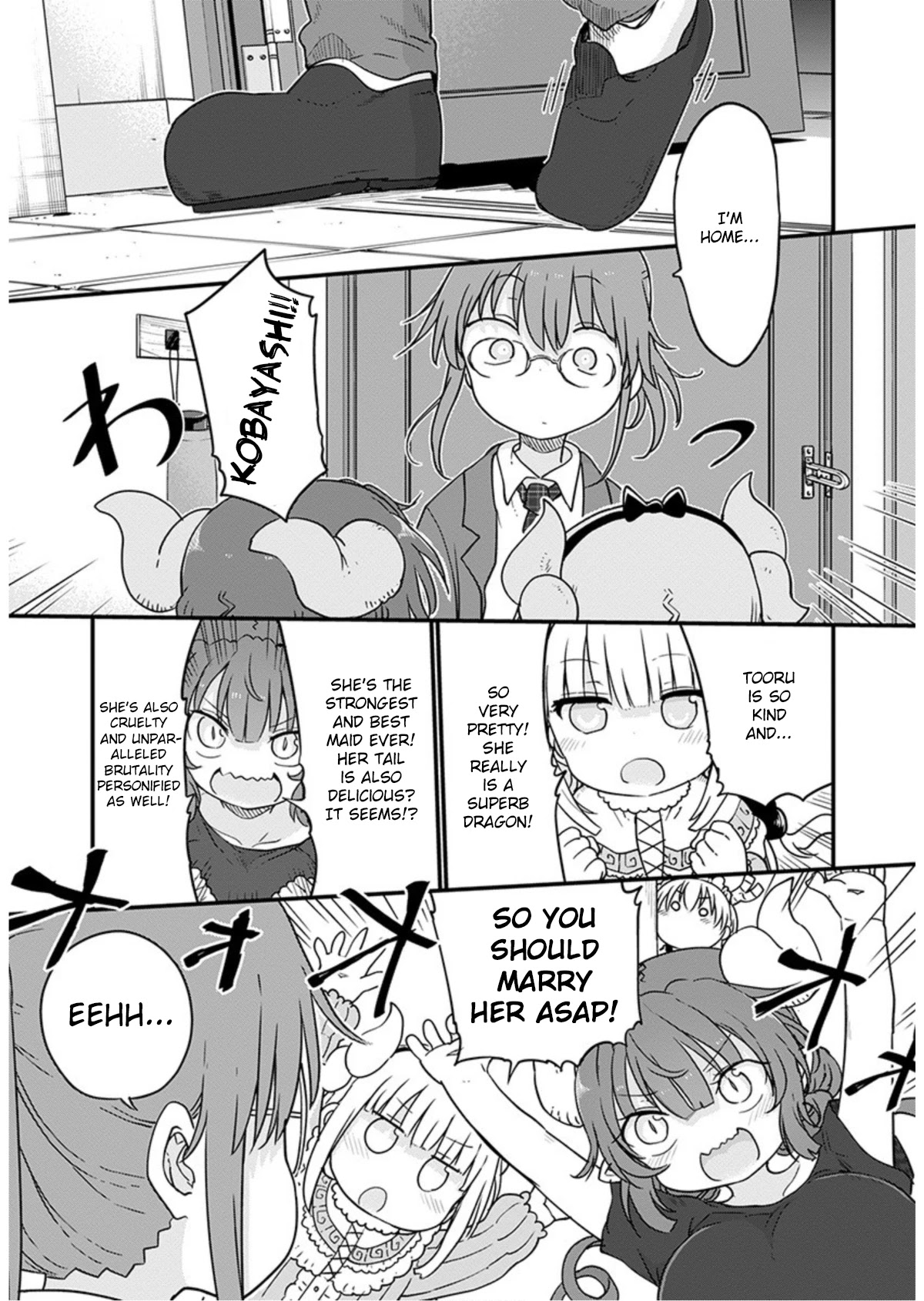 Kobayashi-san Chi no Maid Dragon chapter 97 page 9