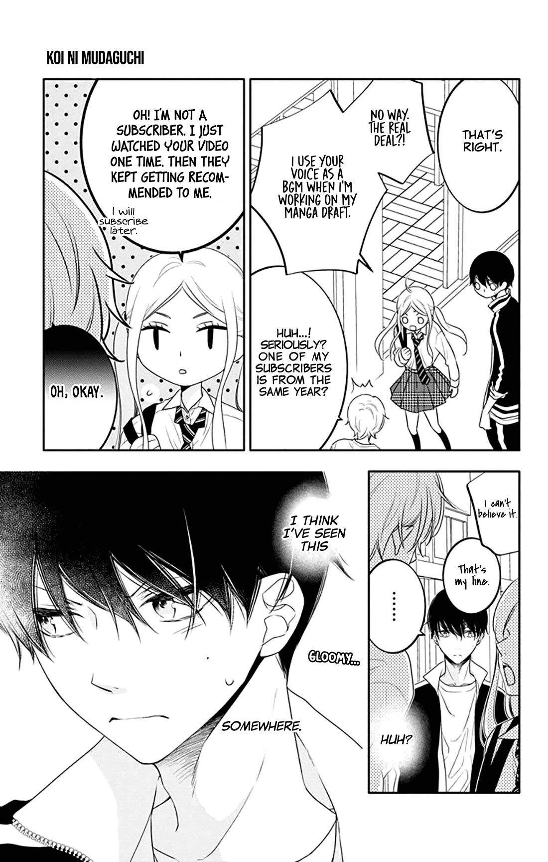 Koi ni Mudaguchi chapter 29 page 22