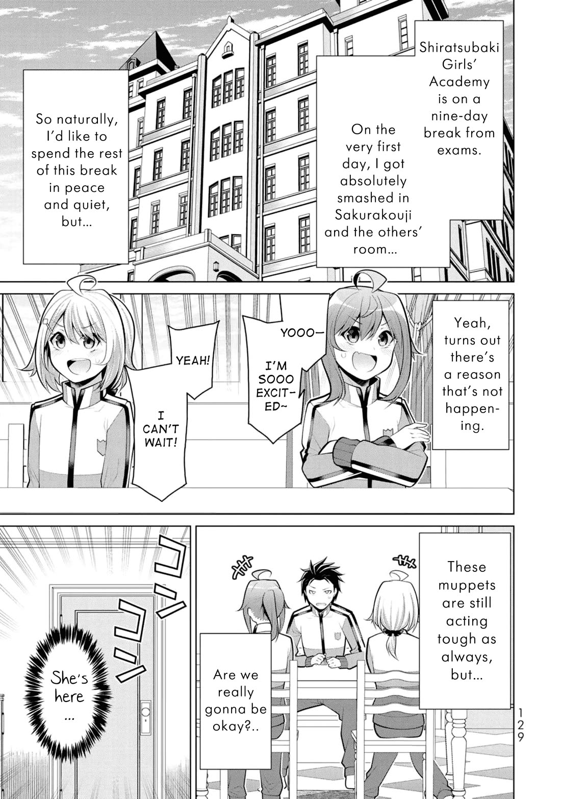 Koitsu-ra no Shoutai ga Onnada to Oredake ga Shitte Iru chapter 11 page 1