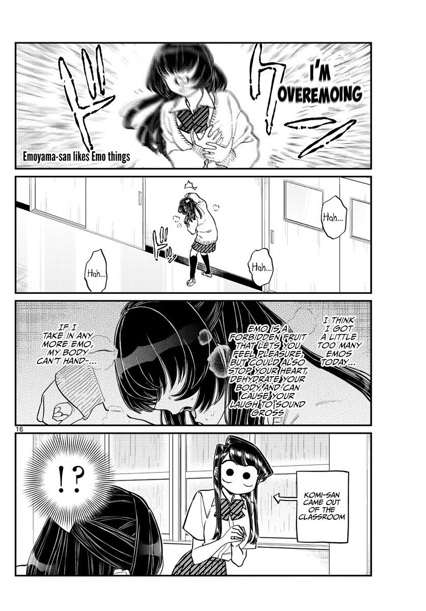 Komi-san wa Komyushou Desu chapter 216 page 16