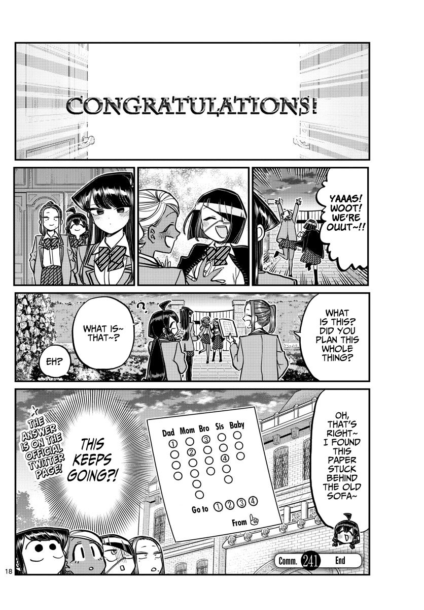 Komi-san wa Komyushou Desu chapter 241 page 21