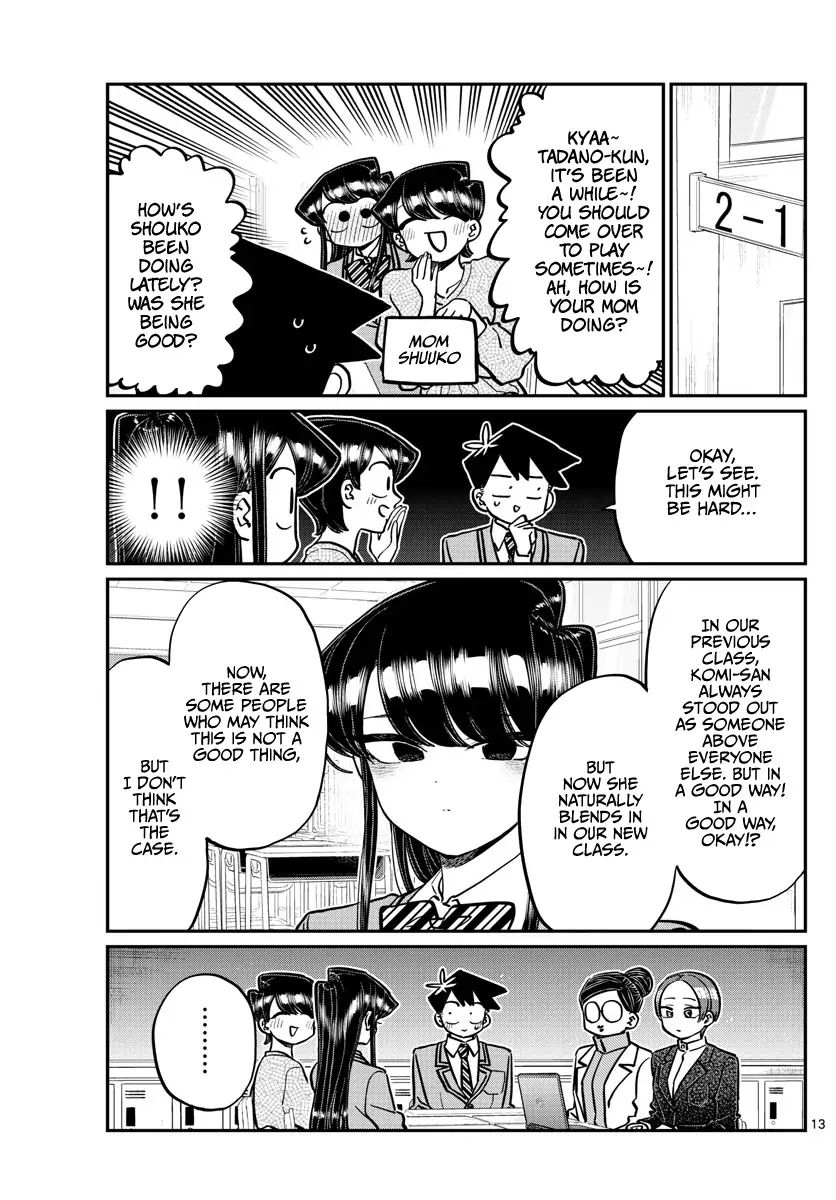 Komi-san wa Komyushou Desu chapter 256 page 13