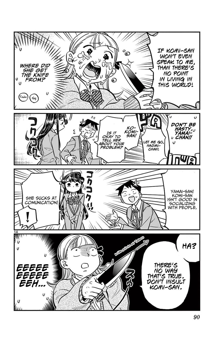 Komi-san wa Komyushou Desu chapter 26 page 14