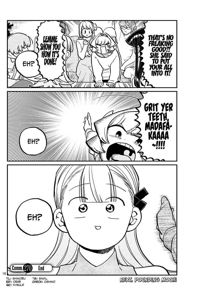 Komi-san wa Komyushou Desu chapter 270 page 18