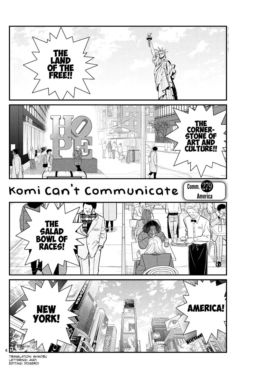 Komi-san wa Komyushou Desu chapter 279 page 4