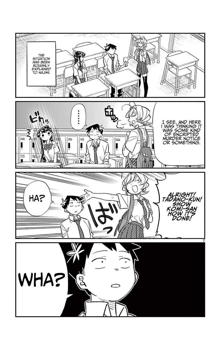 Komi-san wa Komyushou Desu chapter 29 page 7