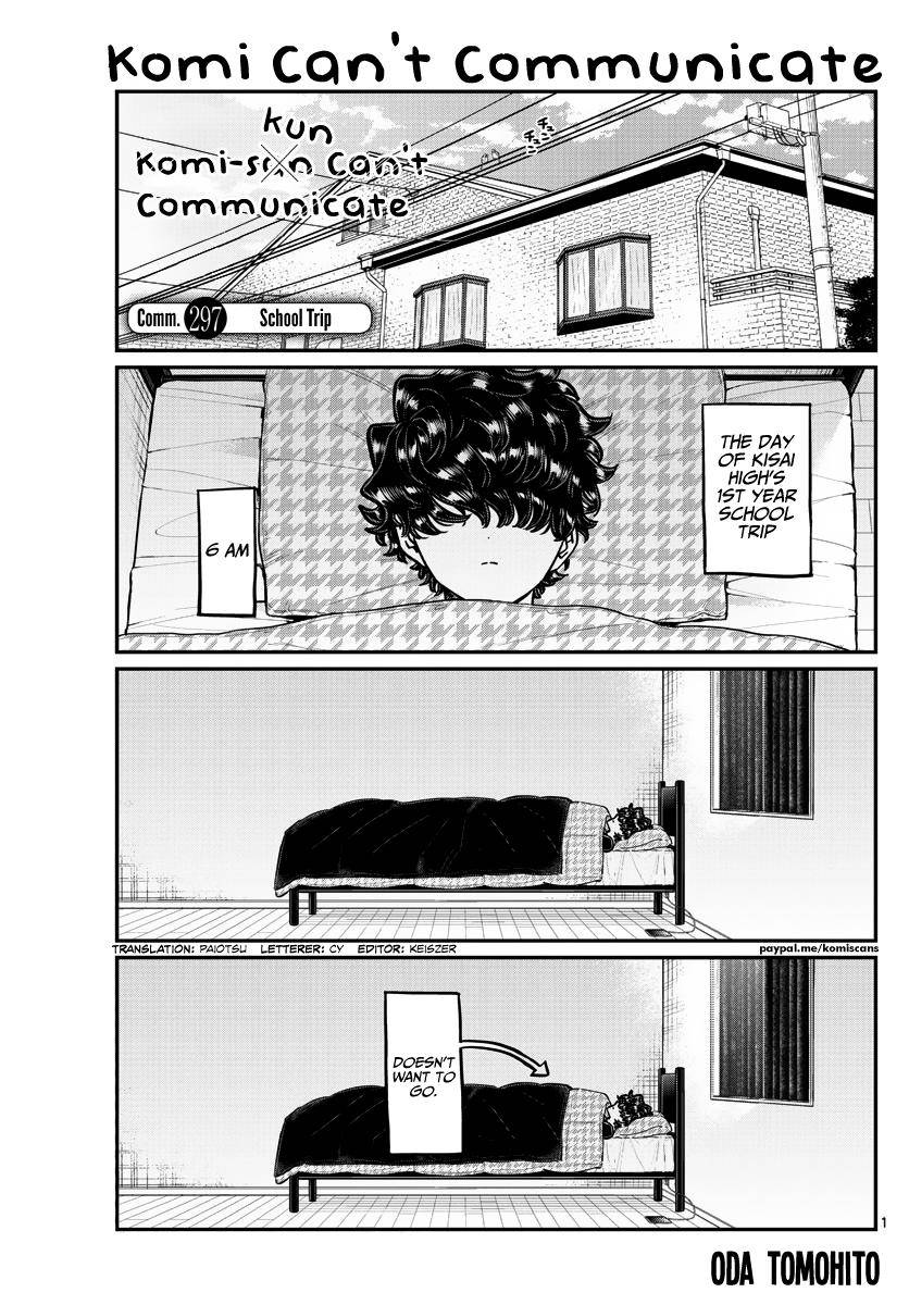 Komi-san wa Komyushou Desu chapter 297 page 1