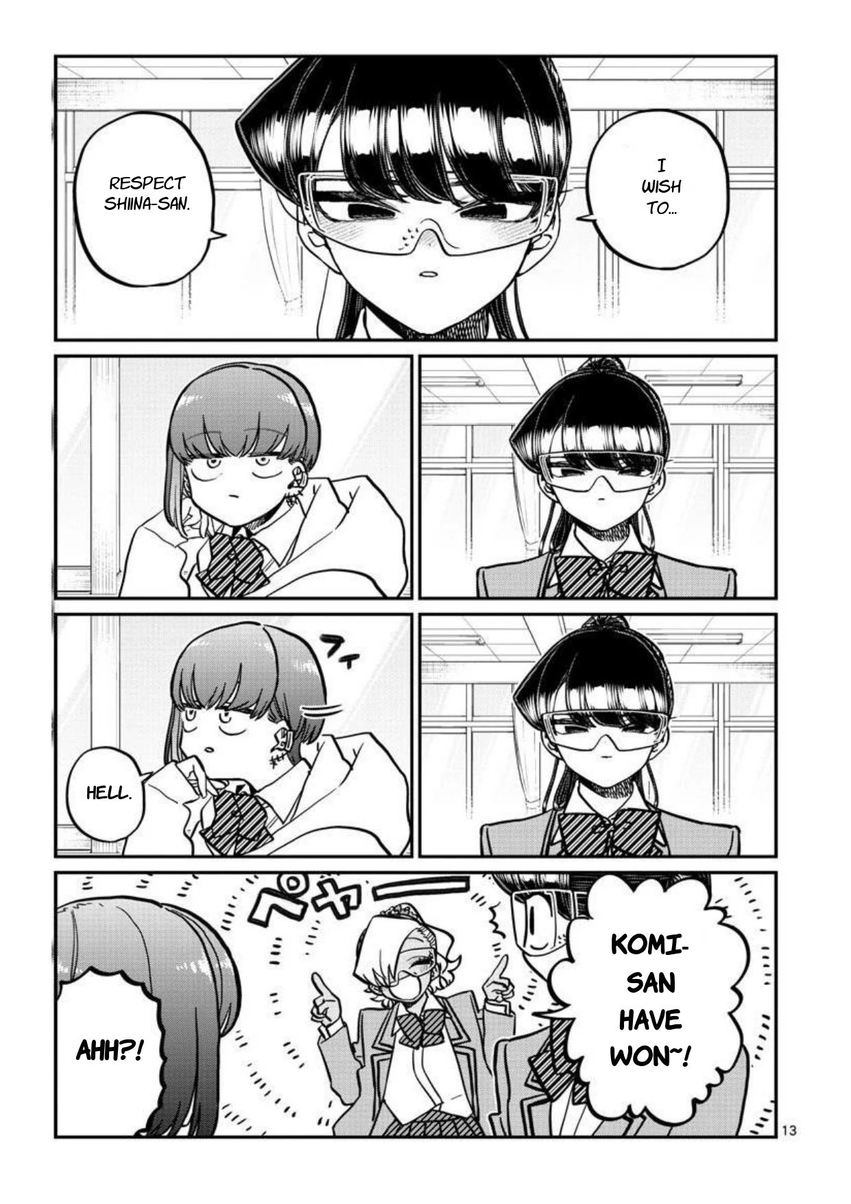 Komi-san wa Komyushou Desu chapter 332 page 14