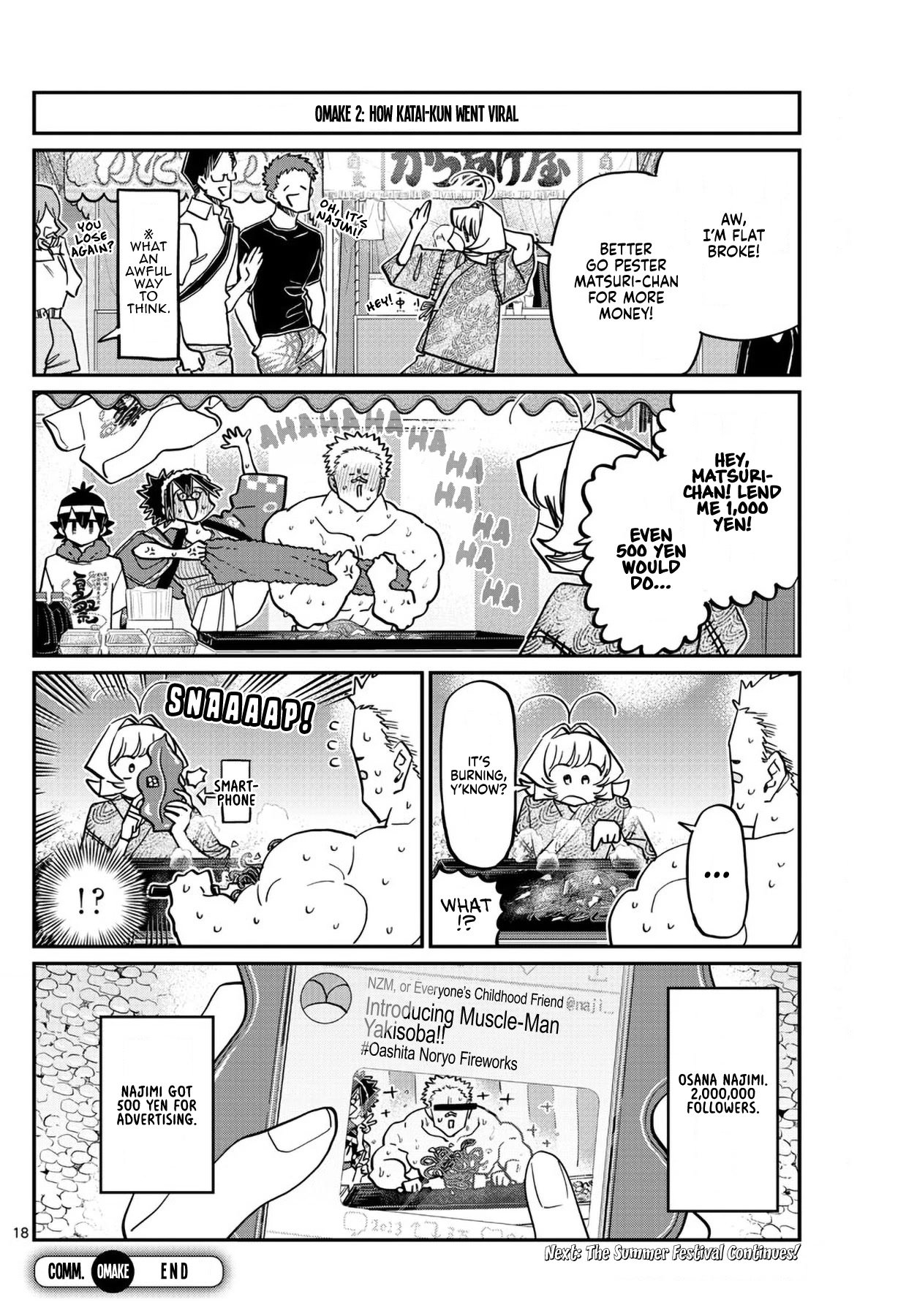 Komi-san wa Komyushou Desu chapter 398 page 18