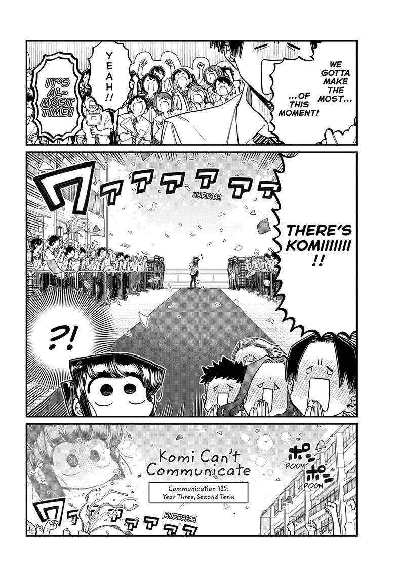 Komi-san wa Komyushou Desu chapter 415 page 3