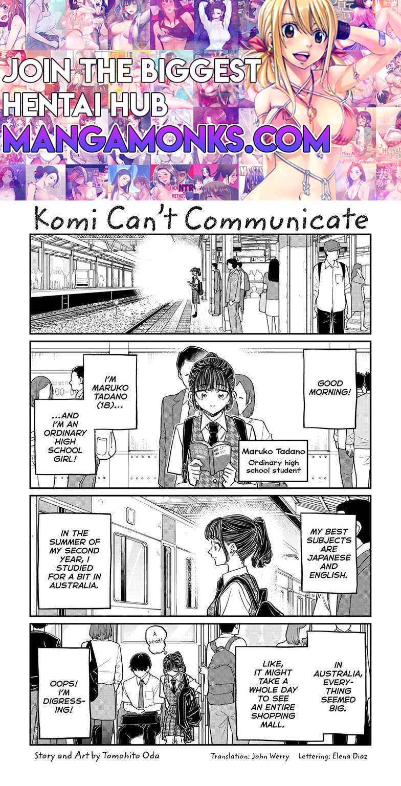 Komi-san wa Komyushou Desu chapter 437 page 1