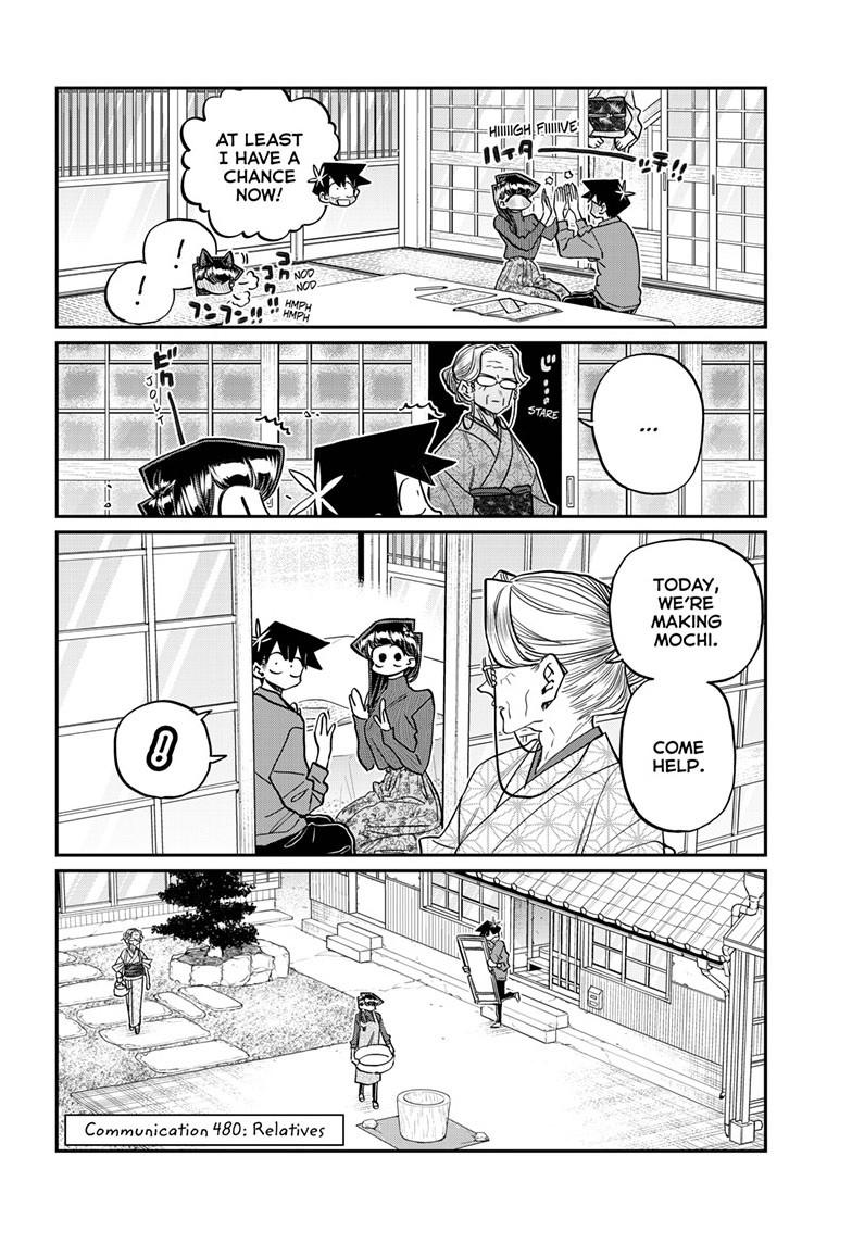 Komi-san wa Komyushou Desu chapter 480 page 2