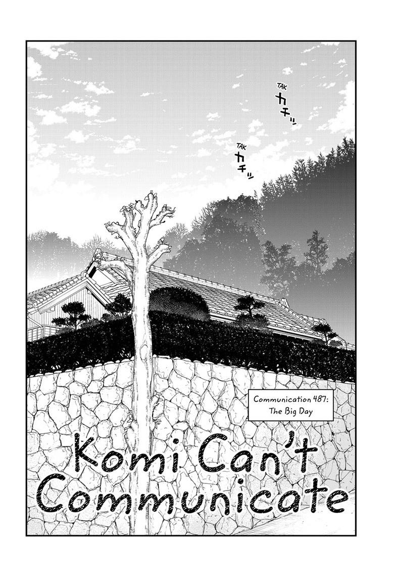 Komi-san wa Komyushou Desu chapter 487 page 2