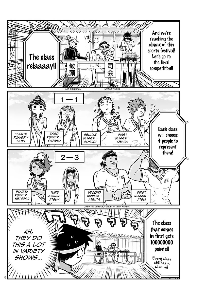 Komi-san wa Komyushou Desu chapter 55 page 8