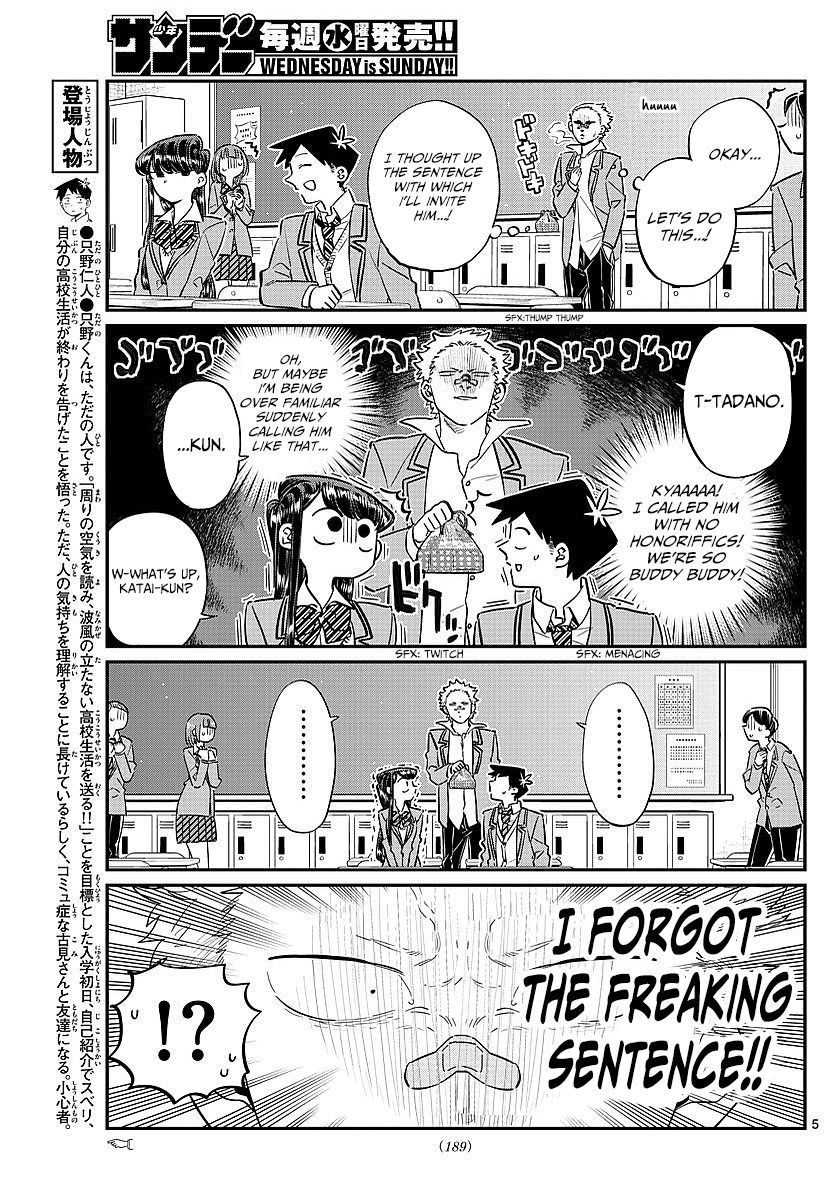 Komi-san wa Komyushou Desu chapter 80 page 5