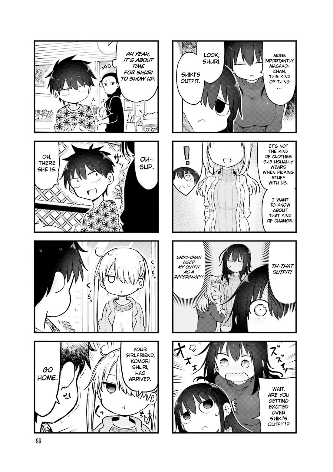 Komori-san wa Kotowarenai! chapter 109 page 4