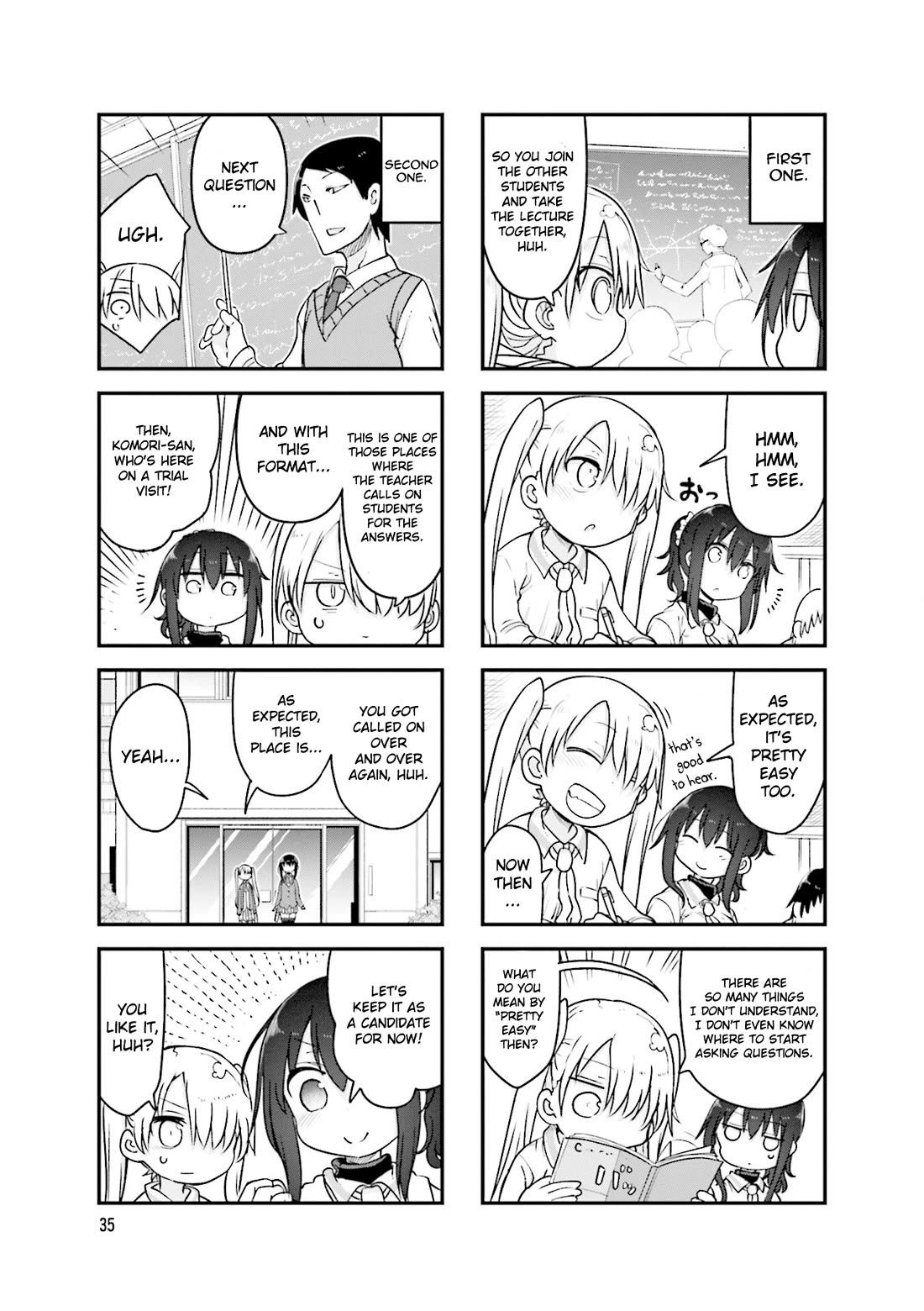 Komori-san wa Kotowarenai! chapter 114 page 6