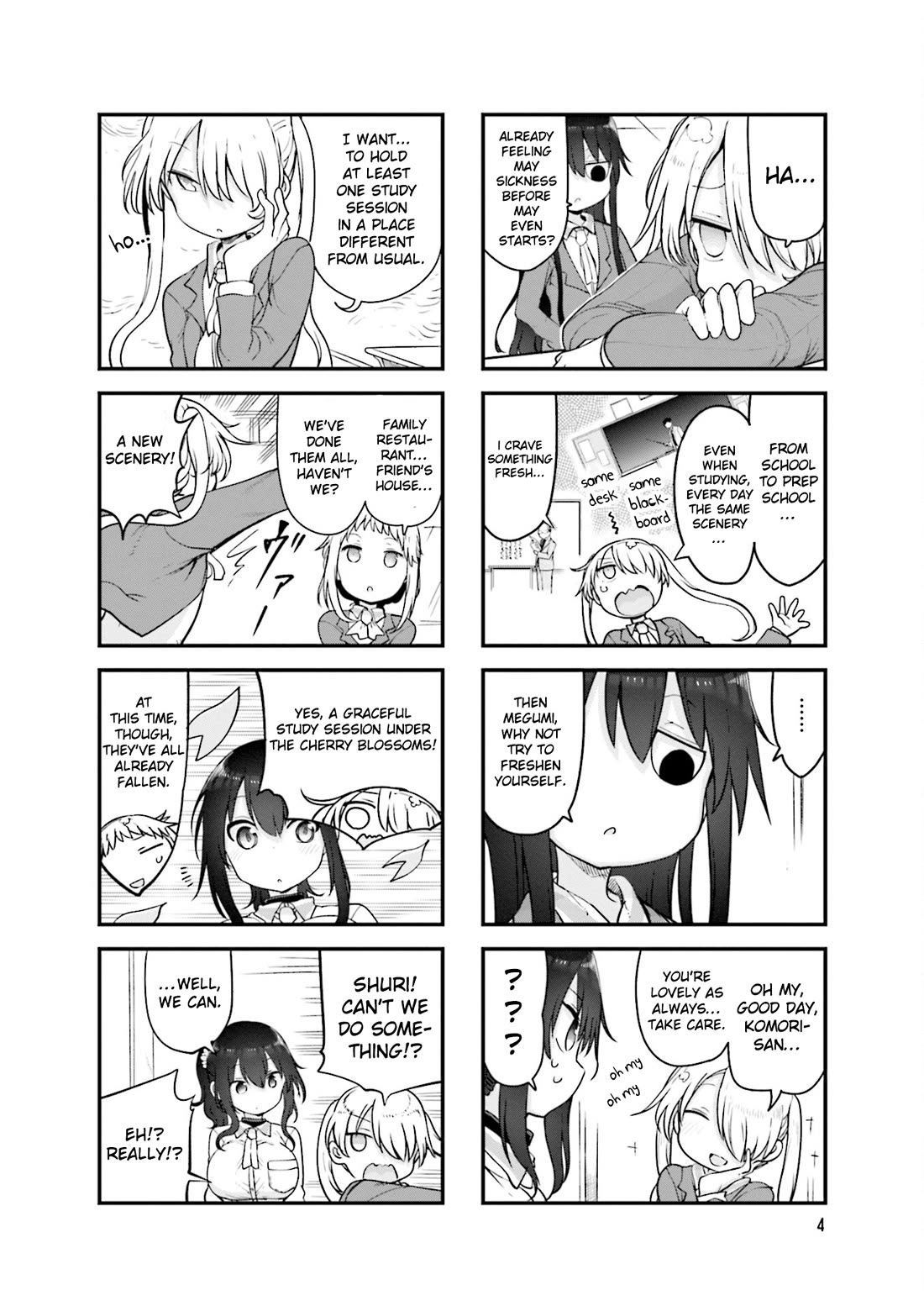 Komori-san wa Kotowarenai! chapter 124 page 7