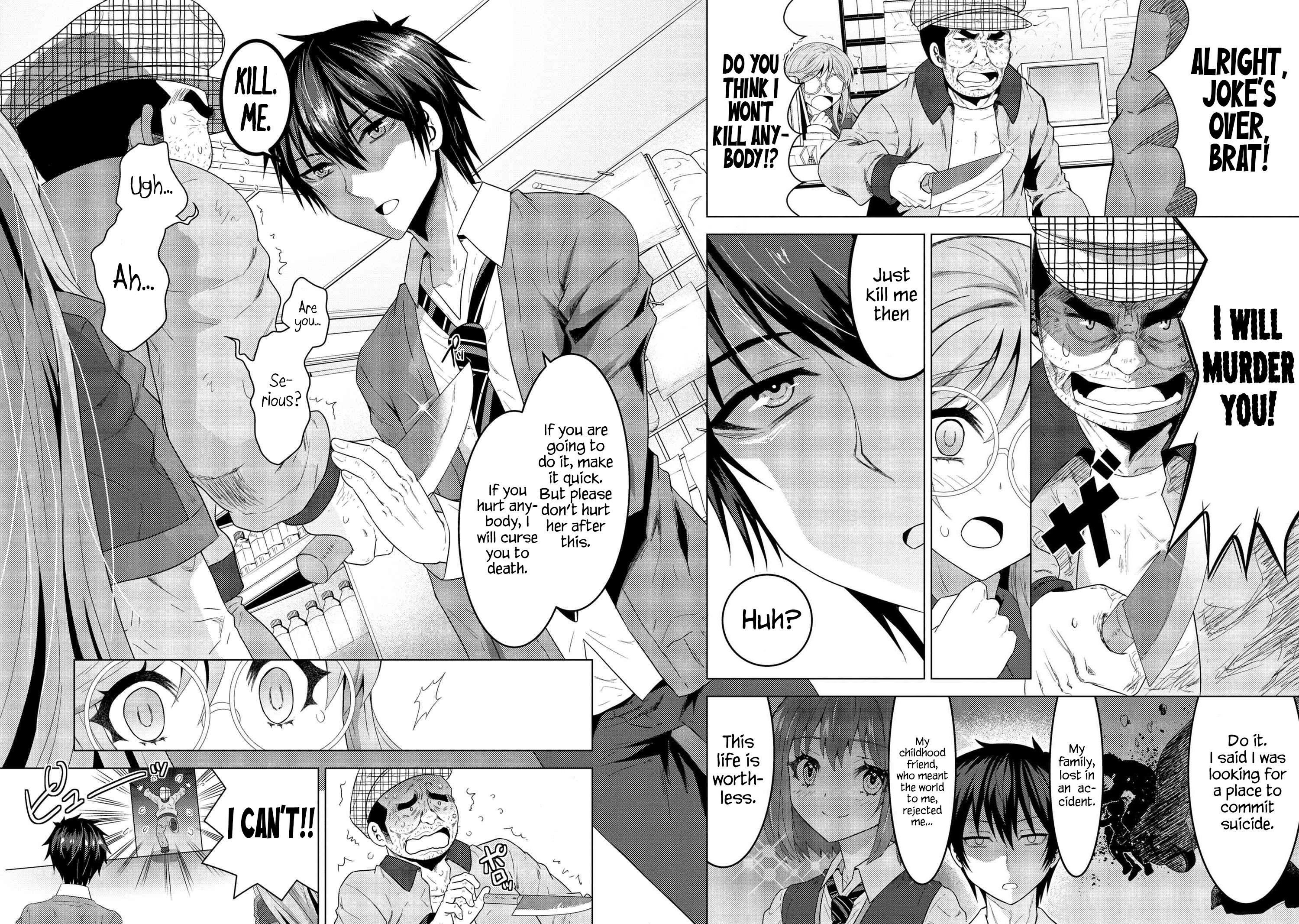 Konbini Goutou kara Tasuketa Jimi Tenin ga, Onaji Kurasu no Ubu de Kawaii Gyaru datta chapter 1 page 14