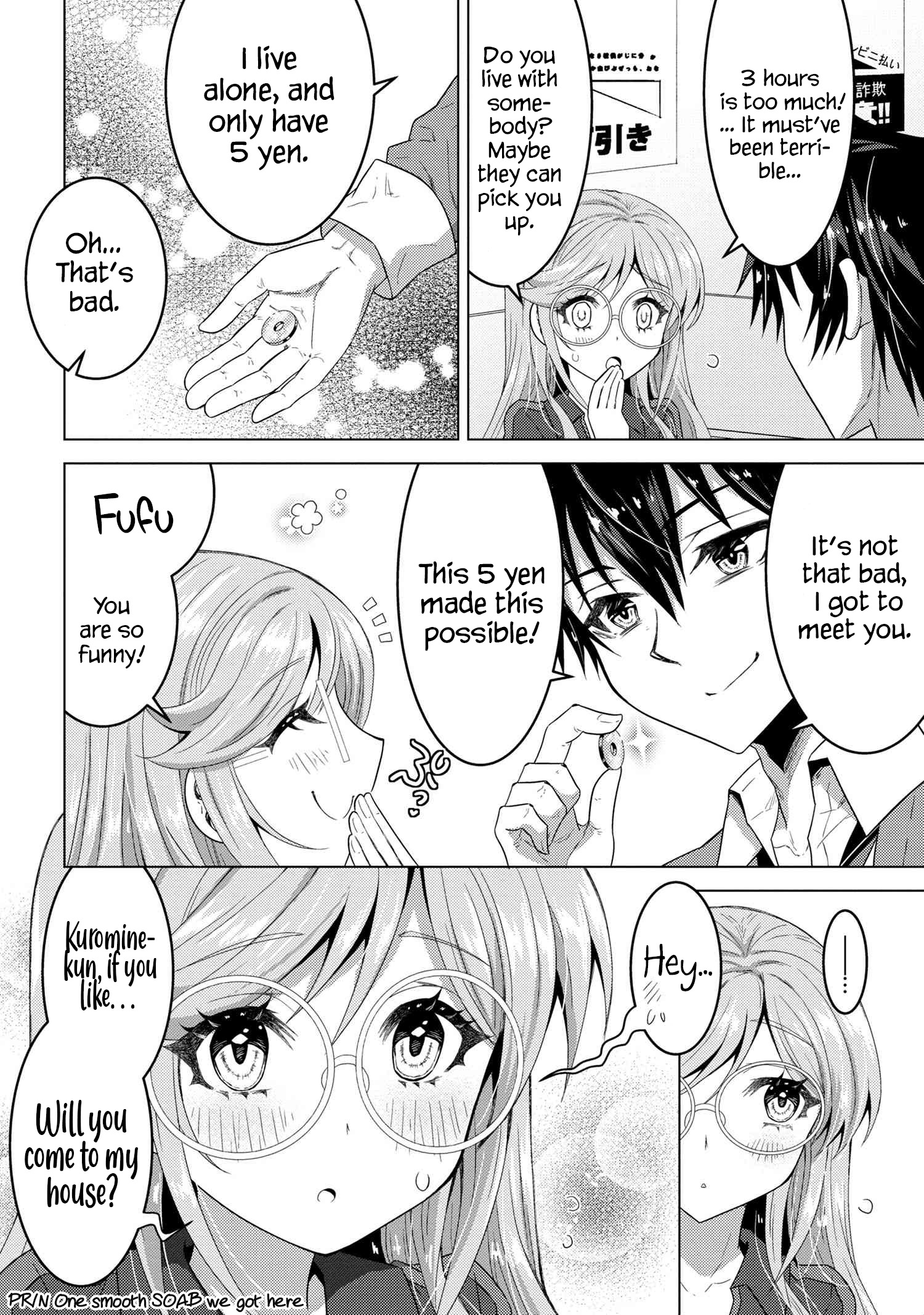 Konbini Goutou kara Tasuketa Jimi Tenin ga, Onaji Kurasu no Ubu de Kawaii Gyaru datta chapter 1 page 23