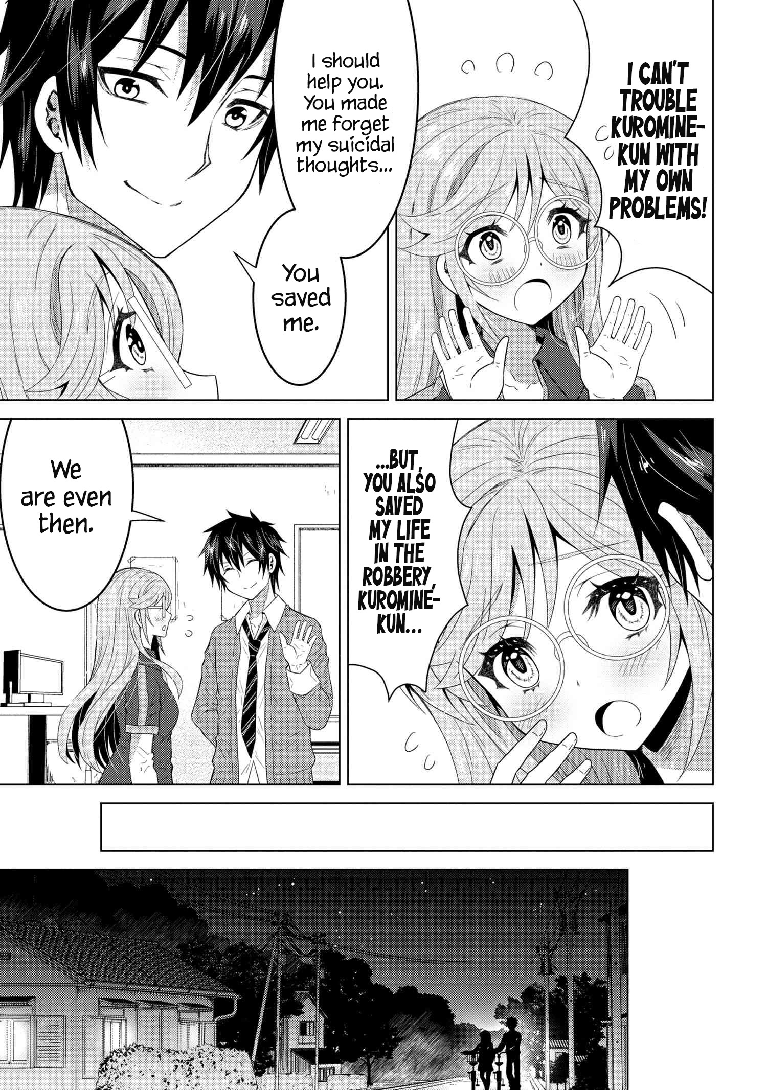 Konbini Goutou kara Tasuketa Jimi Tenin ga, Onaji Kurasu no Ubu de Kawaii Gyaru datta chapter 1 page 26