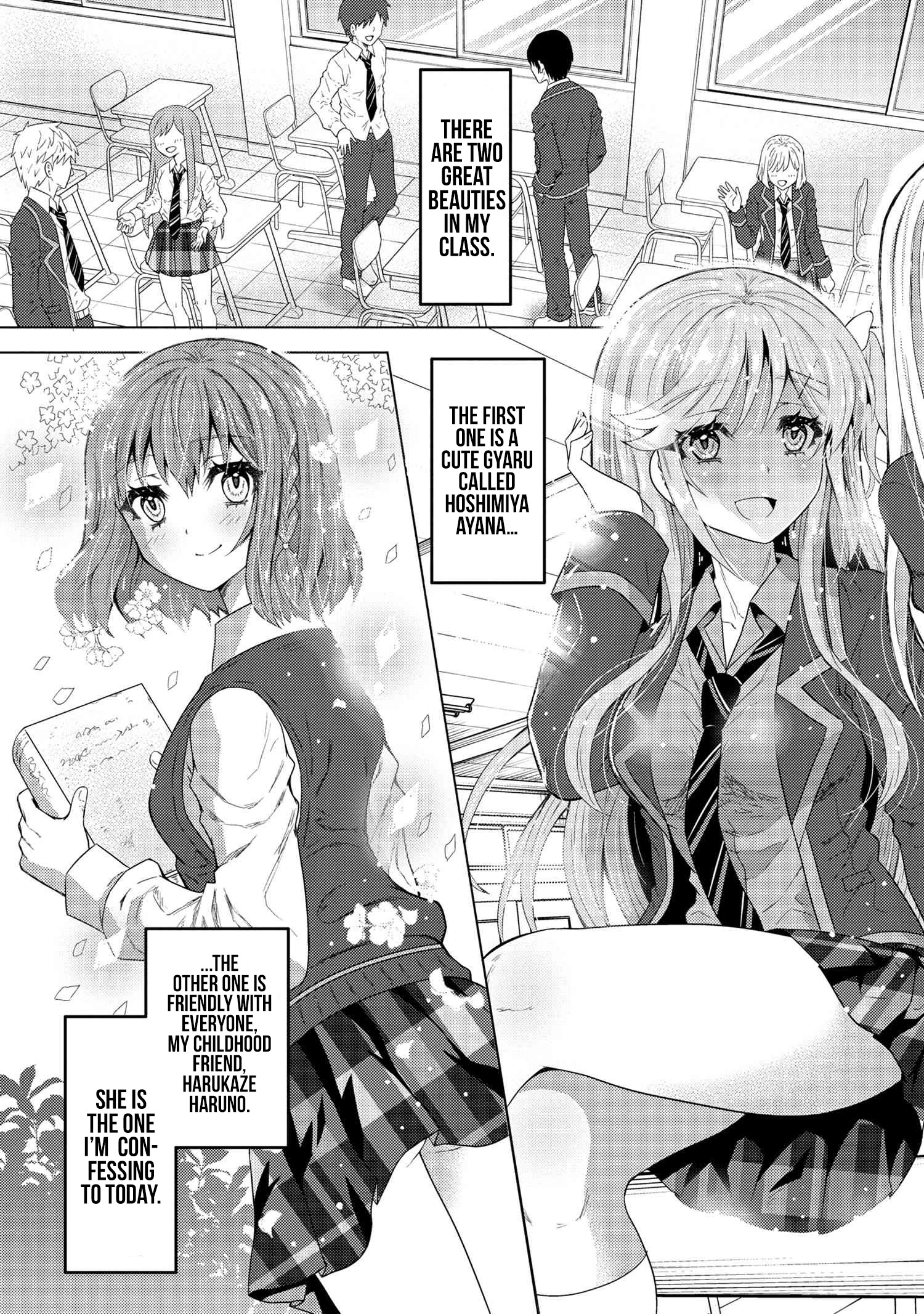 Konbini Goutou kara Tasuketa Jimi Tenin ga, Onaji Kurasu no Ubu de Kawaii Gyaru datta chapter 1 page 3