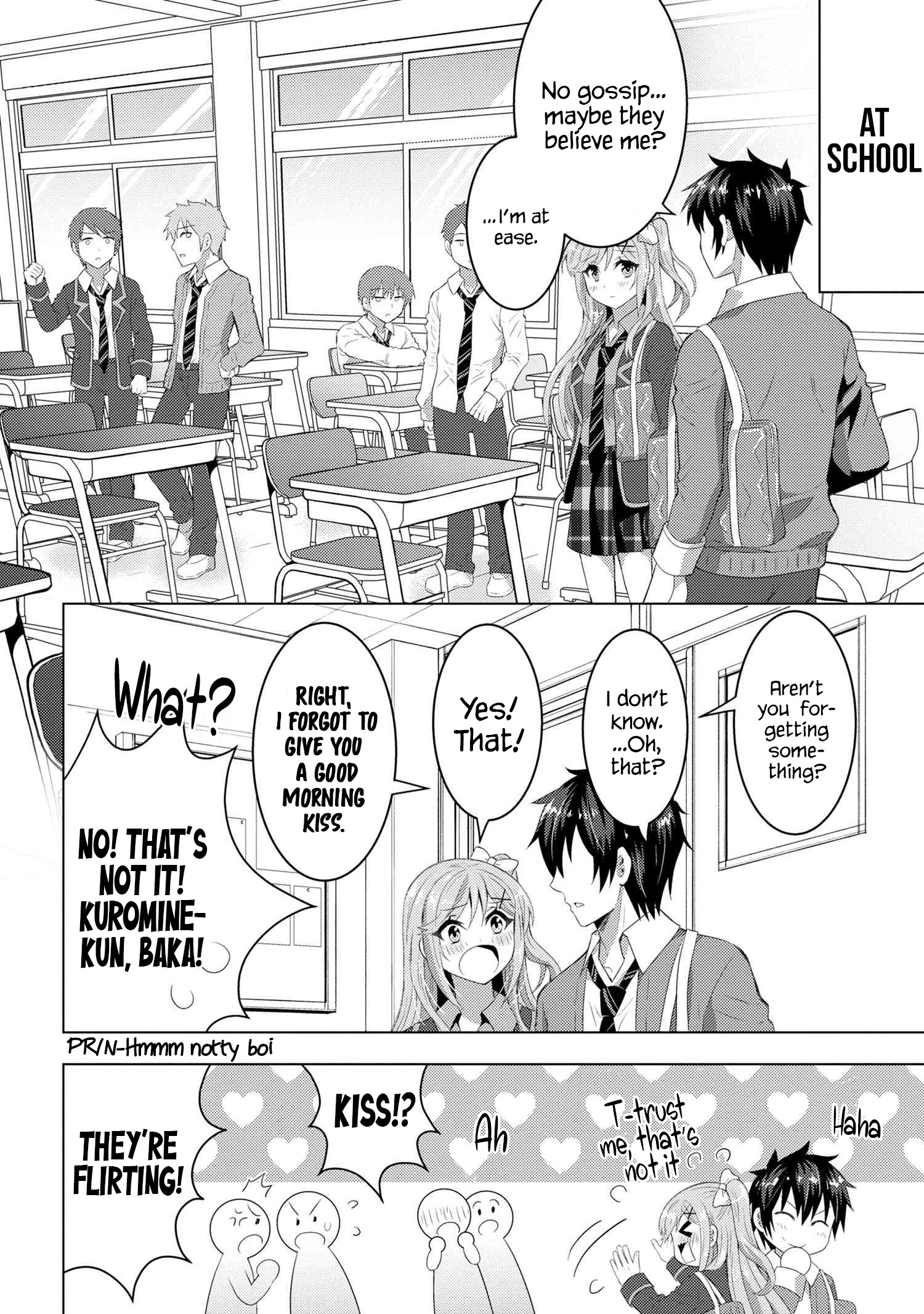 Konbini Goutou kara Tasuketa Jimi Tenin ga, Onaji Kurasu no Ubu de Kawaii Gyaru datta chapter 3.1 page 6